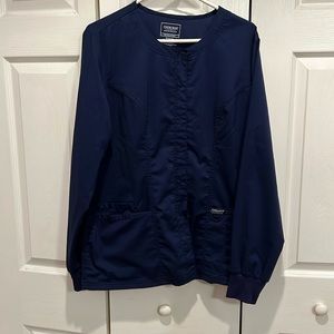 Women’s navy scrub jacket